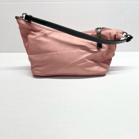 Prada Tessuto Nylon Pochette Bag Pink - Picture 4 of 11